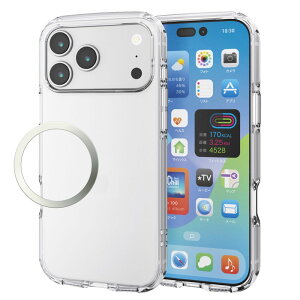 �G���R�� iPhone17 Pro MAX TOUGH SLIM LITE �\�t�g�P�[�X �N���X�^���N���A ���^���X�e�b�J�[�t�i�N���A�j PM-A25DTSLUC3CR