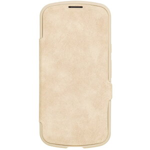 NATURALdesign iPhone 17�p �w�ʎ蒠�^�P�[�X CHROME-NATURAL�i�x�[�W���j IP25-61-CHN07