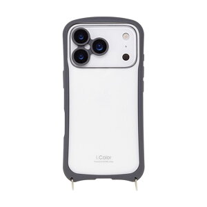 NATURALdesign iPhone 17 Pro�p �w�ʌ^�P�[�X I.COLOR�i�`���R�[���j IP25-63P-ICSH01