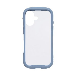 Hamee iPhone 17用 強化ガラスクリアケース iFACE REFLECTION FROST(ペールブルー) 41-183100