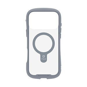 Hamee iPhone 17 Pro Max�p MagSynq�����K���X�N���A�P�[�X iFACE REFLECTION�i�O���[�j 41-183261