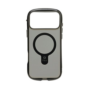 Hamee iPhone 17 Pro Max用 MagSynqケース iFACE LOOK IN CLEAR HYBRID(ブラック/フロスト) 41-183582