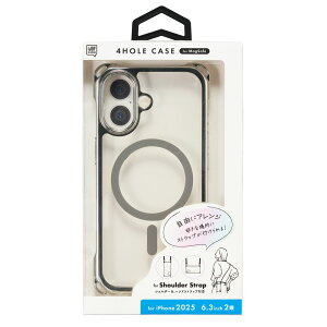�T���N���X�g iPhone 17�p 4�z�[���P�[�X�i���^���b�N�V���o�[�j SUNCREST I39FIJS05