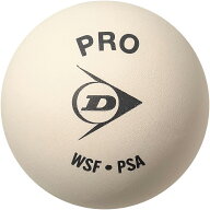 ダンロップ スカッシュボール（ホワイト（シングルイエロードット）・1個） DUN-DA50038 DUNLOP　PRO XX …