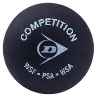 ダンロップ スカッシュボール（ブラック（シングルイエロードット）・1個） DUN-DA50030 DUNLOP　COMPETI…