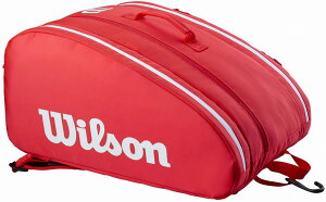Wilson�i�E�B���\���j PICKLEBALL SUPER TOUR RED BAG Red WIL-WR89095010