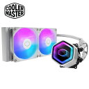 Cooler Master｜クーラーマスター 水冷一体型CPUクーラー MasterLiquid Core II 240 White ARGB X6G2（ホワイト） MLW…
