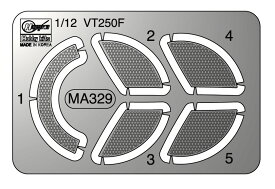 ハセガワ 1/12 ホンダ VT250F用エッチング パーツ【21750】 ディテールアップパーツ