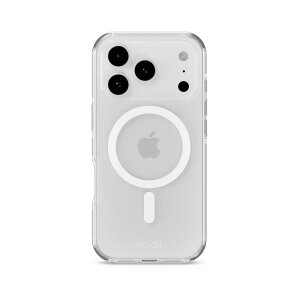 Holdit�i�z�[���f�B�b�g�j iPhone 17 Pro�p MagSafe�Ή� �ϏՌ��P�[�X�iWhite/Transparent�j 16842(HOLDIT)