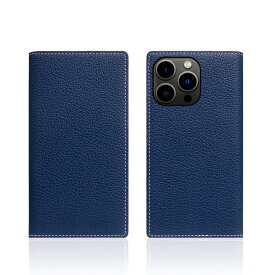 SLG Design iPhone 13 Pro用 Full Grain Leather Case（ネイビーブルー） SD22128I13PNB