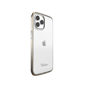 motomo iPhone 14 Pro�p INO LINE INFINITY CLEAR CASE�i�N���[���S�[���h�j MT24287I14PGD