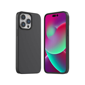 araree iPhone 14 Pro Max�p MagSafe�Ή��V���R���P�[�X TYPOSKIN�i�u���b�N�j AR24706I14PMBK