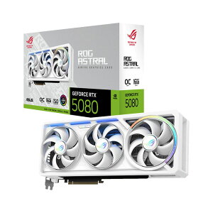 ASUSbGCX[X ASUS ROG ASTRAL GeForce RTX 5080 16GB GDDR7 zCgJ[NAbht@ OtBbN{[h ROG-ASTRAL-RTX5080-O16G-WHITE
