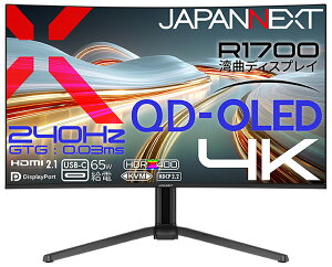 JAPANNEXTbWplNXg Q[~OtfBXvC(31.5^/Ȗʌ^/OLED/4K UHD 3840×2160/240Hz/0.03ms/HDR400/HDMI2.1/DP/USB TYPE-C/VESA/PIPEPBPΉ)(ubN) JN-QOLC315G240U-HSC6