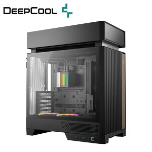 DeepCoolbfB[vN[ Mini-ITX / Micro-ATX / ATXΉ 360mm ARGB N[[ ~h^[^PCP[X CL6600iubNj R-CL6600-BKNNA0-G-1