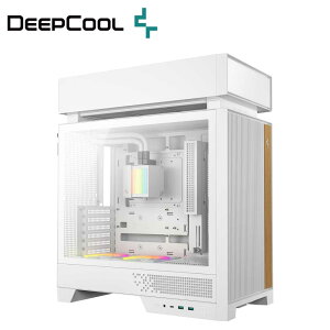 DeepCoolbfB[vN[ Mini-ITX / Micro-ATX / ATXΉ 360mm ARGB N[[ ~h^[^PCP[X CL6600 WHizCgj R-CL6600-WHNNA0-G