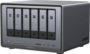 UGREEN�b���[�O���[�� UGREEN NASync DXP6800 Pro�i6�x�C�j DXP6800PRO