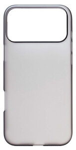 �p���[�T�|�[�g Air Jacket for iPhone 17 Pro Max�p�iSmoke matte�j PPAC-70