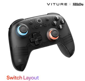 VITURE�b���B�`���A�[ VITURE x 8BitDo Ultimate 2C Bluetooth �R���g���[���[�iSwitch���C�A�E�g�j 8BD-ULTM-SWH