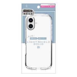 gjeB ajouter AWe iPhone 17 [LIGHT SHIELD Solid] ݌v Ռz nCubhNAP[X simplism AJ-IP25M2-LDSL-CLCL