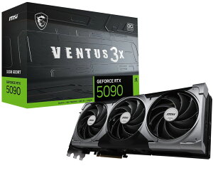 MSIbGGXAC MSI GeForce RTX 5090 32G VENTUS 3X OC / NVIDIA PCI Express 5.0 OtBbNX{[h 509032GVENTUS3X