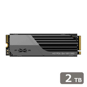 Silicon PowerbVRp[ SiliconPower M.2 2280 NVMe PCIe Gen 4x4 XS70 q[gVNtSSD 2TByPS5 / PS5 ProΉz SP02KGBP44XS7005