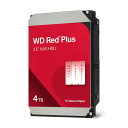 Western Digital｜ウエスタンデジタル WD Red Plus NAS向け SATA3 6Gbps(SATA6G) 3.5型 ハードディスク 4TB 5400rpm 1…