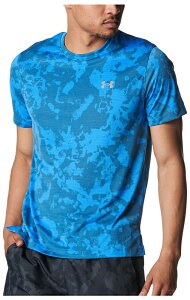 アンダーアーマー メンズ ランニング UAローンチ プリント ショートスリーブ Tシャツ(Blue Atlantis/Washed Navy・サイズ:MD) DOM-6006110-402-MD UNDER ARMOUR