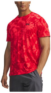 アンダーアーマー メンズ ランニング UAローンチ プリント ショートスリーブ Tシャツ(Racer Red/Red/Reflective・サイズ:MD) DOM-6006110-713-MD UNDER ARMOUR
