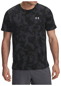 アンダーアーマー メンズ ランニング UAローンチ プリント ショートスリーブ Tシャツ(Anthracite/Black・サイズ:SM) DOM-6006110-016-SM UNDER ARMOUR