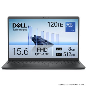 DELLbf 15.6^ m[gp\R Dell 15 DC15250yJoshinIWiziCore 3 100U/ 8GB/SSD 512GBj-J[{ubN ND25-FWBJ