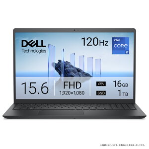 DELLbf 15.6^ m[gp\R Dell 15 DC15250yJoshinIWiziCore i7-1355U/ 16GB/SSD 1TBj-J[{ubN ND85-FWBJ