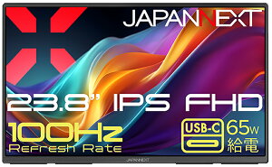 JAPANNEXT�b�W���p���l�N�X�g ���o�C���t���f�B�X�v���C(23.8�^/IPS(FFS)/FullHD 1920×1080/100Hz/5ms/HDR/HDMI1.4/USB TYPE-C/VESA)(�u���b�N) JN-MD-IPS238F-C6