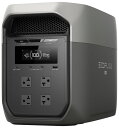 エコフロー ポータブル電源 2048Wh ACコンセント4口 USB-C出力搭載 EFD3M-G-JP-CBOX EcoFlow DELTA 3 Max [EFD3MGJPCB…