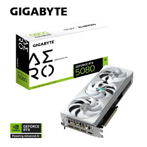 GIGABYTEbMKoCg GIGABYTE NVIDIA GeForce RTX 5080 GDDR7 16GB / PCI Express 5.0 OtBbNX{[h GV-N5080AERO OC-16GD