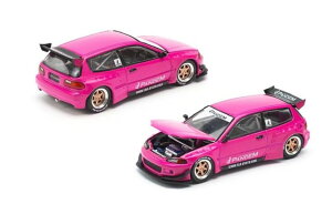 POP RACE 1/64 Pandem Civic EG6 - Pink�yPRE008�z �~�j�J�[
