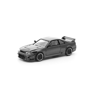 POP RACE 1/64 R33 GT-R DARK CHROMEyPRDC003z ~jJ[
