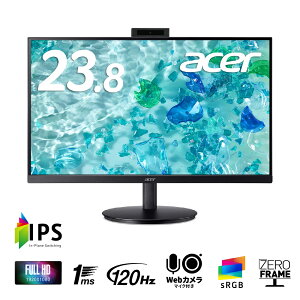 AcerbGCT[ tfBXvC(23.8^/IPS/FullHD 1920×1080/120Hz/1ms/HDMI1.4/DPv1.2/~jD-Sub/VESA/3Nۏ)(ubN) CB242YD5bmiprcx