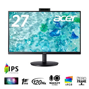 AcerbGCT[ tfBXvC(27^/IPS/FullHD 1920×1080/120Hz/1ms/HDMI1.4/DPv1.2/~jD-Sub/VESA/3Nۏ)(ubN) CB272D5bmiprcx