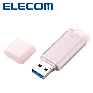 �G���R���bELECOM USB������ 64GB �L���b�v�� USB 3.2 Gen1 �ǂݍ��ݍő�150MB/s �Í���AES256 �f�[�^�ی�\�t�g�Ή��@�p�X���[�h���b�N�Ή� �A���~�{�f�B Windows/macOS�Ή� �L���b�v�㕔���� �X�g���b�v