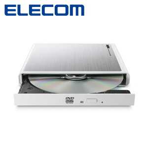 Logitec�b���W�e�b�N DVD�h���C�u �O�t�� �������݃\�t�g�t M-DISC�Ή� USB�o�X�p���[�{�O���d���|�[�g Windows 11/10 macOS�Ή��i�z���C�g�j LDR-PMM8U2LWH