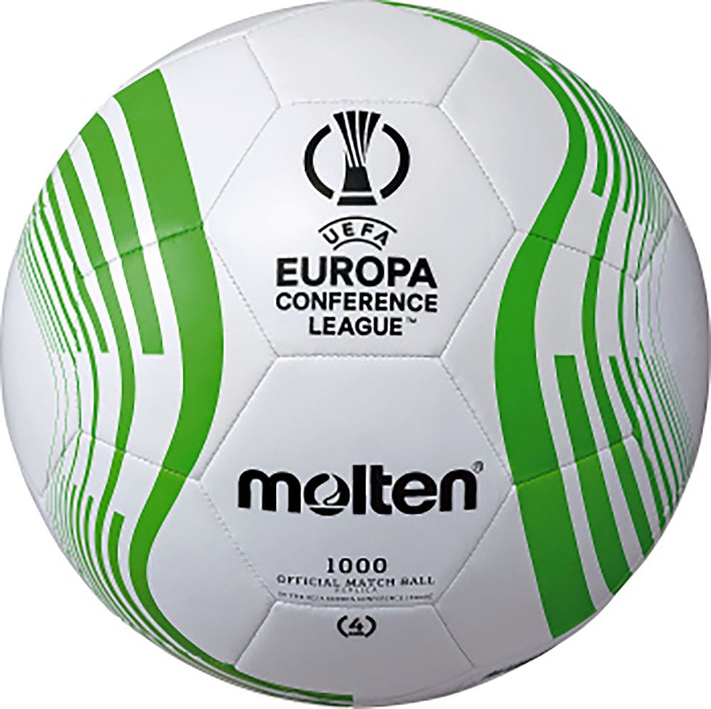 76％以上節約76％以上節約MT-F4C1000 モルテン サッカーボール 4号球 (人工皮革) UEFA ヨーロッパカンファレンスリーグ  レプリカ（ホワイト×グリーン） サッカー