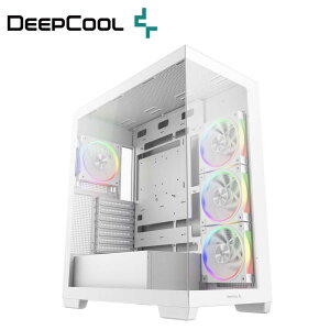 DeepCool�b�f�B�[�v�N�[�� Mini-ITX / Micro-ATX / ATX�Ή� �~�h���^���[�^PC�P�[�X CG580 4F V2 WH�i�z���C�g�j R-CG580-WHADA4-G-2