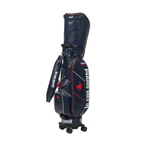 ルコック 取り外し可能キャスター付き キャディバッグ(ネイビー・8.5型・47インチ対応) LG5FCB00U-NV00 le coq sportif GOLF ゴルフ