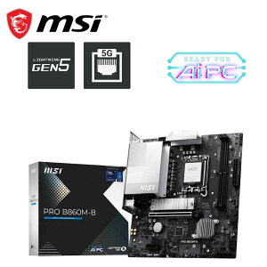 MSI�b�G���G�X�A�C MSI PRO B860M-B �}�U�[�{�[�h�i�z���C�g�j PROB860M-B