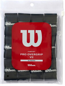 Wilson�i�E�B���\���j �v�� �I�[�o�[�O���b�v V2 (�u���b�N�E12�{����) WR8450102001 �O���b�v�e�[�v PRO OVERGRIP V2.0