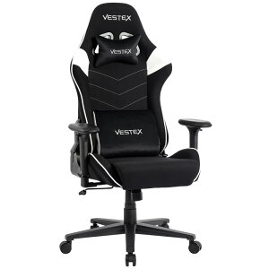 VESTEX(�x�X�e�b�N�X) �Q�[�~���O�`�F�A S2�V���[�Y ���b�V���t�@�u���b�N���f�� �t�b�g���X�g�Ȃ��i�z���C�g�j VES-S2WH