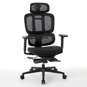 ROOMWORKS(���[�����[�N�X) �I�t�B�X�`�F�A M6�V���[�Y ���@�\�t�@�u���b�N���b�V�����[�N�`�F�A�i�u���b�N�j RM6-BK [RM6BK]