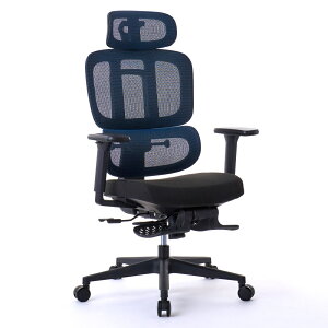 ROOMWORKS(���[�����[�N�X) �I�t�B�X�`�F�A M6�V���[�Y ���@�\�t�@�u���b�N���b�V�����[�N�`�F�A�i�u���[�j RM6-BL [RM6BL]