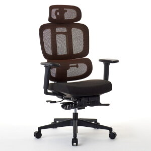 ROOMWORKS(���[�����[�N�X) �I�t�B�X�`�F�A M6�V���[�Y ���@�\�t�@�u���b�N���b�V�����[�N�`�F�A�i�u���E���j RM6-BR [RM6BR]